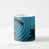 Mondenschein Skydiver Kaffeetasse (Mittel)
