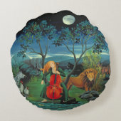 Mondenschein-Sonate 2006 Rundes Kissen (Rückseite)