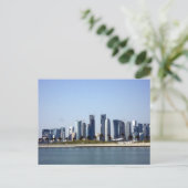 Mondern Cityscape - Doha im Jahr 2012 Postkarte (Stehend Vorderseite)