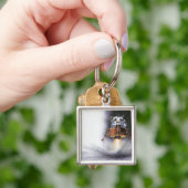 Mondfähre Apollo Eagle Schlüsselanhänger (Hand)