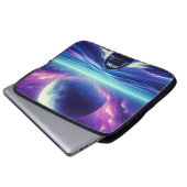 Mondfahrt Laptopschutzhülle (Vorne Knopf)