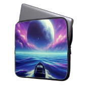 Mondfahrt Laptopschutzhülle (Vorderseite Links)