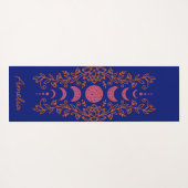 Mondfarben Phase Celestis Lotus Yogamatte (Rückseite (Horizontal))