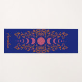 Mondfarben Phase Celestis Lotus Yogamatte (Vorderseite (Horizontal))