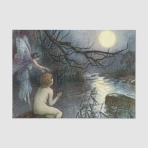 „Mondfee“ von Warwick Goble Seidenpapier