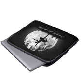 Mondfest Laptopschutzhülle (Vorne Knopf)