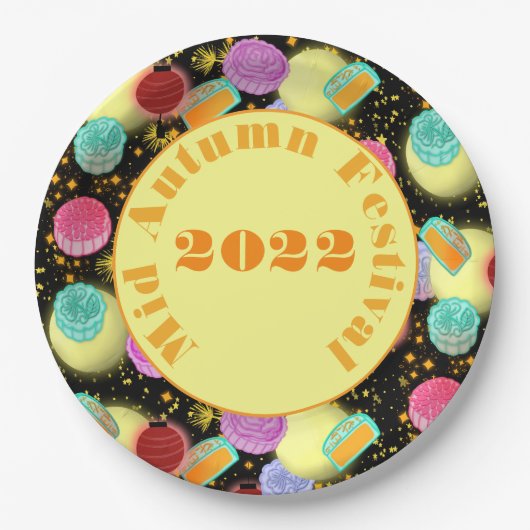 Mondfest Mitte Herbst - Teller (Vorderseite)