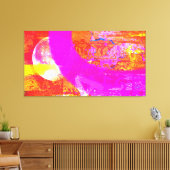 Mondfeuer Leinwanddruck (Insitu (Wohnzimmer))