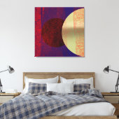 Mondfinsternis - Abstrakt Leinwanddruck (Insitu (Schlafzimmer))