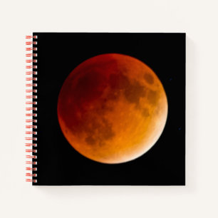 Mondfinsternis Blutmond Mendota Heights Notizblock