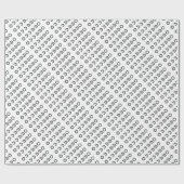 Mondfinsternis Geschenkpapier (Flach)