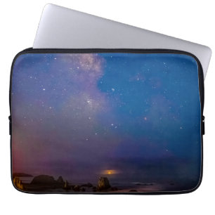 Mondfinsternis & Milchstraße Bandon Beach, Orego Laptopschutzhülle