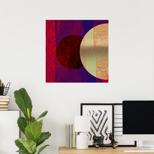 Mondfinsternis Poster (Heimbüro)