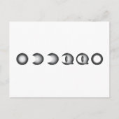 Mondfinsternis Postkarte (Vorderseite)