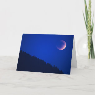Mondfinsternis über Wald Zug, Schweiz Karte