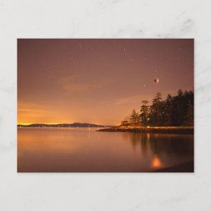 Mondfinsternis   Victoria, British Columbia Postkarte