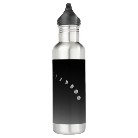 Mondfinsternphase Edelstahlflasche (Rechts)