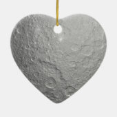 Mondfläche im Weltraum Keramikornament (Hinten)