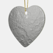 Mondfläche im Weltraum Keramikornament (Links)