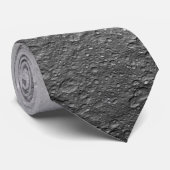Mondfläche im Weltraum Krawatte (Gerollt)