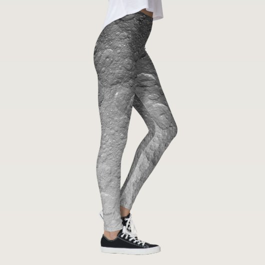 Mondfläche im Weltraum Leggings (Rechts)