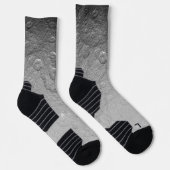 Mondfläche im Weltraum Socken (Rechts)