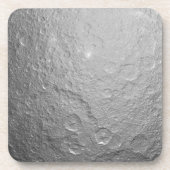 Mondfläche im Weltraum Untersetzer (Vorderseite)