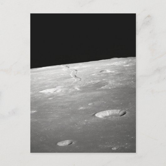Mondfläche und Horizont 2 Postkarte (Vorderseite)