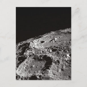 Mondfläche und Horizont Postkarte