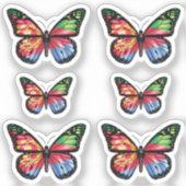 Mondfliegenflagge Aufkleber (Vorderseite)