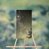 Mondflucht Portrait von Chrome Kitten Acrylschild (Neutral)