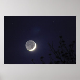 Mondfoto Poster
