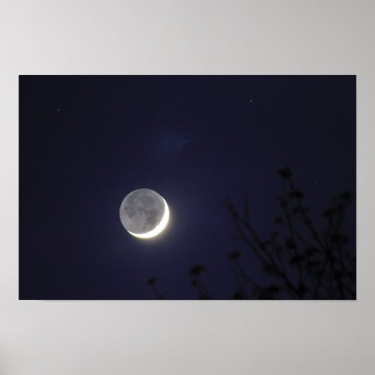 Mondfoto Poster (Vorne)