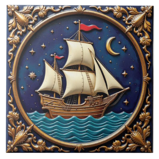 Mondführer für die Mariner Fliese (Vorderseite)