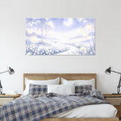 Mondgarten-Glanz Leinwanddruck (Insitu (Schlafzimmer))