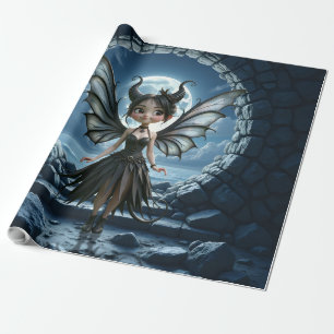 Mondgeborener Kleiner Schatten, die niedliche goth Geschenkpapier