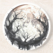 Mondgebunden Getränkeuntersetzer (Vorne)