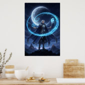 Mondgebundene Arkane Magier Poster Art (Küche)
