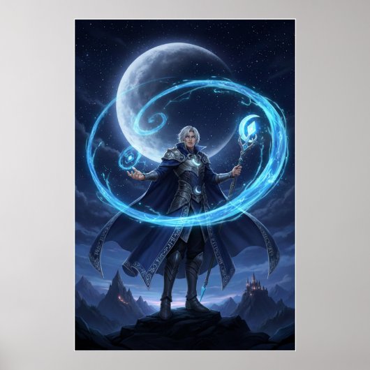 Mondgebundene Arkane Magier Poster Art (Vorne)