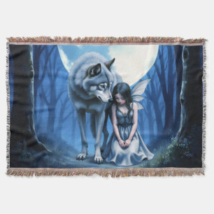 Mondgebundene Verbindung – Der Wolf und die gothis Decke