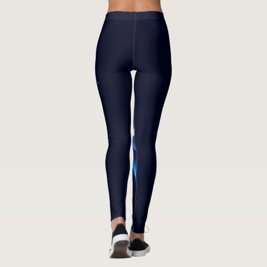 Mondgeist - Leggings mit Wolfdesign - Strumpfhosen (Rückseite)
