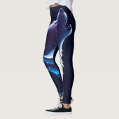 Mondgeist - Leggings mit Wolfdesign - Strumpfhosen (Links)