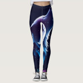 Mondgeist - Leggings mit Wolfdesign - Strumpfhosen (Vorderseite)