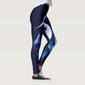 Mondgeist - Leggings mit Wolfdesign - Strumpfhosen (Rechts)