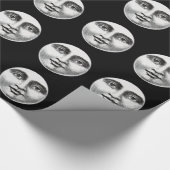 Mondgesicht Geschenkpapier (Ecke)