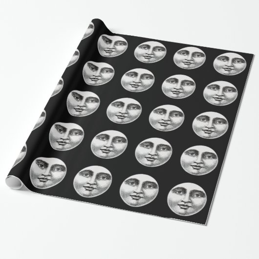 Mondgesicht Geschenkpapier (Ungerollt)