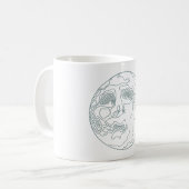 Mondgesicht Kaffeetasse (Vorderseite Links)