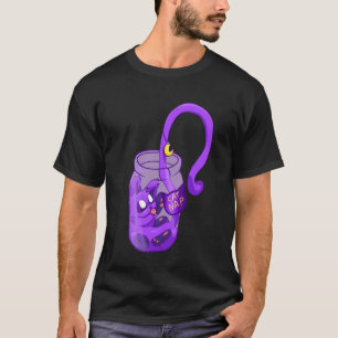 Mondgesicht-Katze Schlummern - Süße Katze T-Shirt