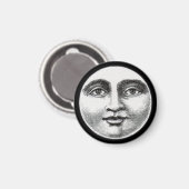 Mondgesicht Magnet (Vorderseite/Rückseite)