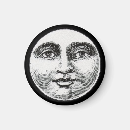Mondgesicht Magnet (Vorne)